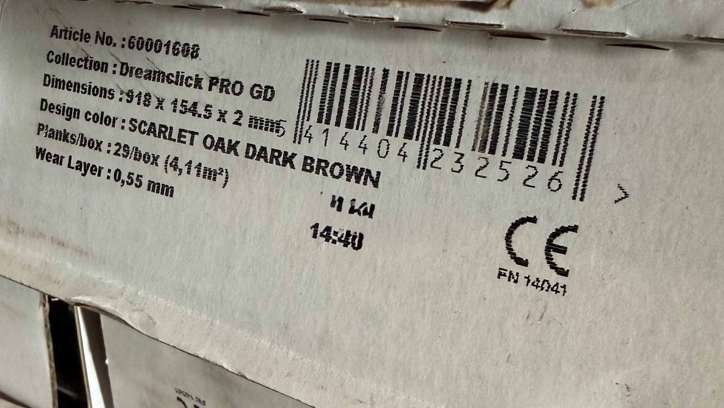 TLC Scarlett Oak Dark Brown LVT